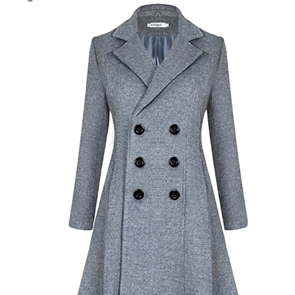 Aptro Wool Winter Dress Long Coat